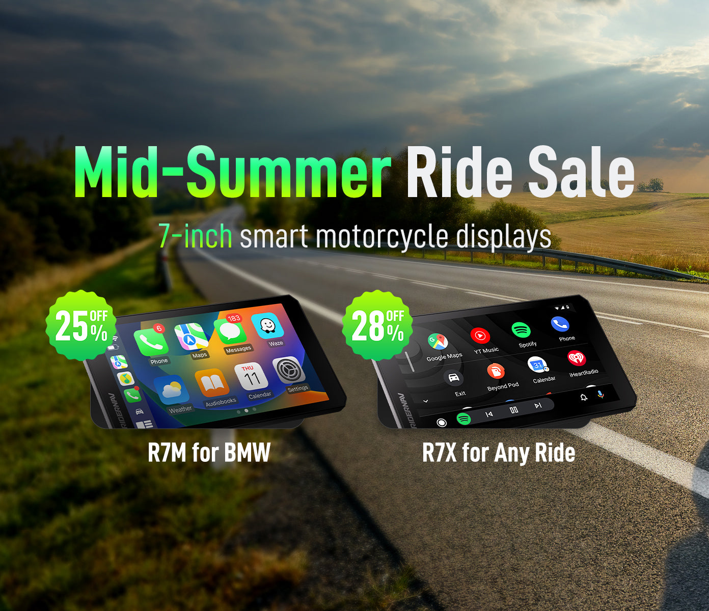 Summer Riding Festival 2026 Is Live — Up to 28% Off the R7M and R7X