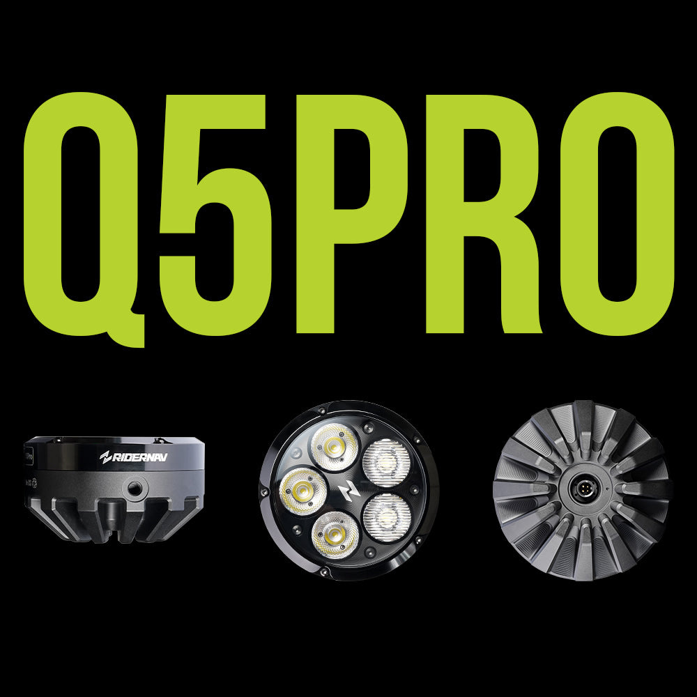 Q5 Pro Motorcycle LED Auxiliary Lights Bundle