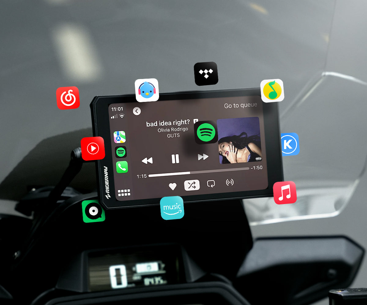 ユニバーサル7インチバイクディスプレイの決定版 | RiderNav R7X