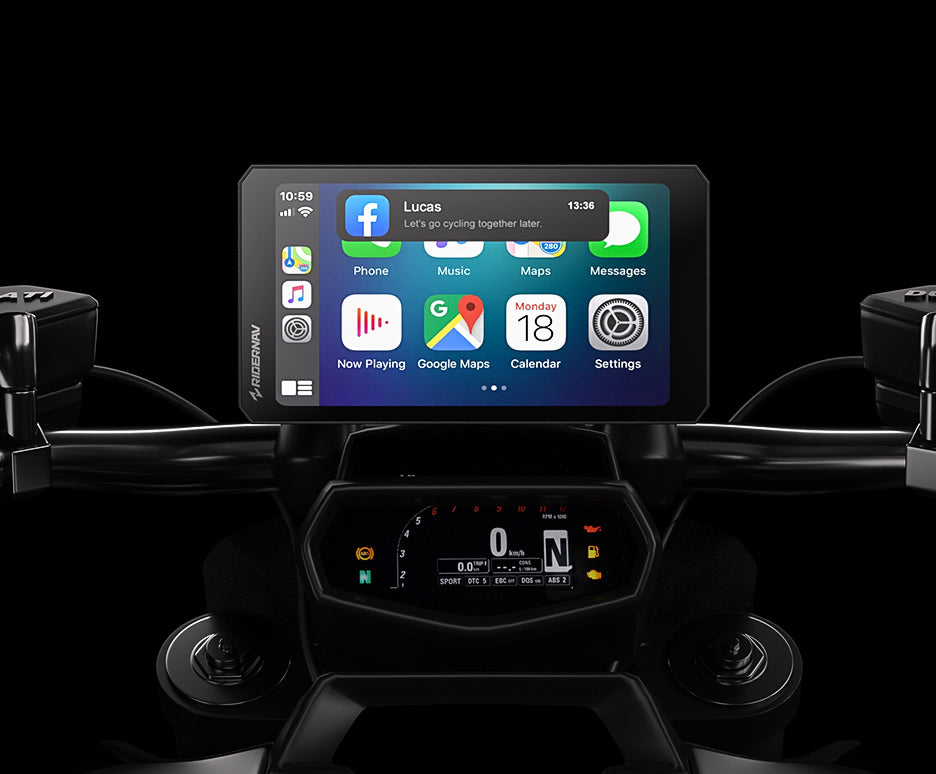 ユニバーサル7インチバイクディスプレイの決定版 | RiderNav R7X