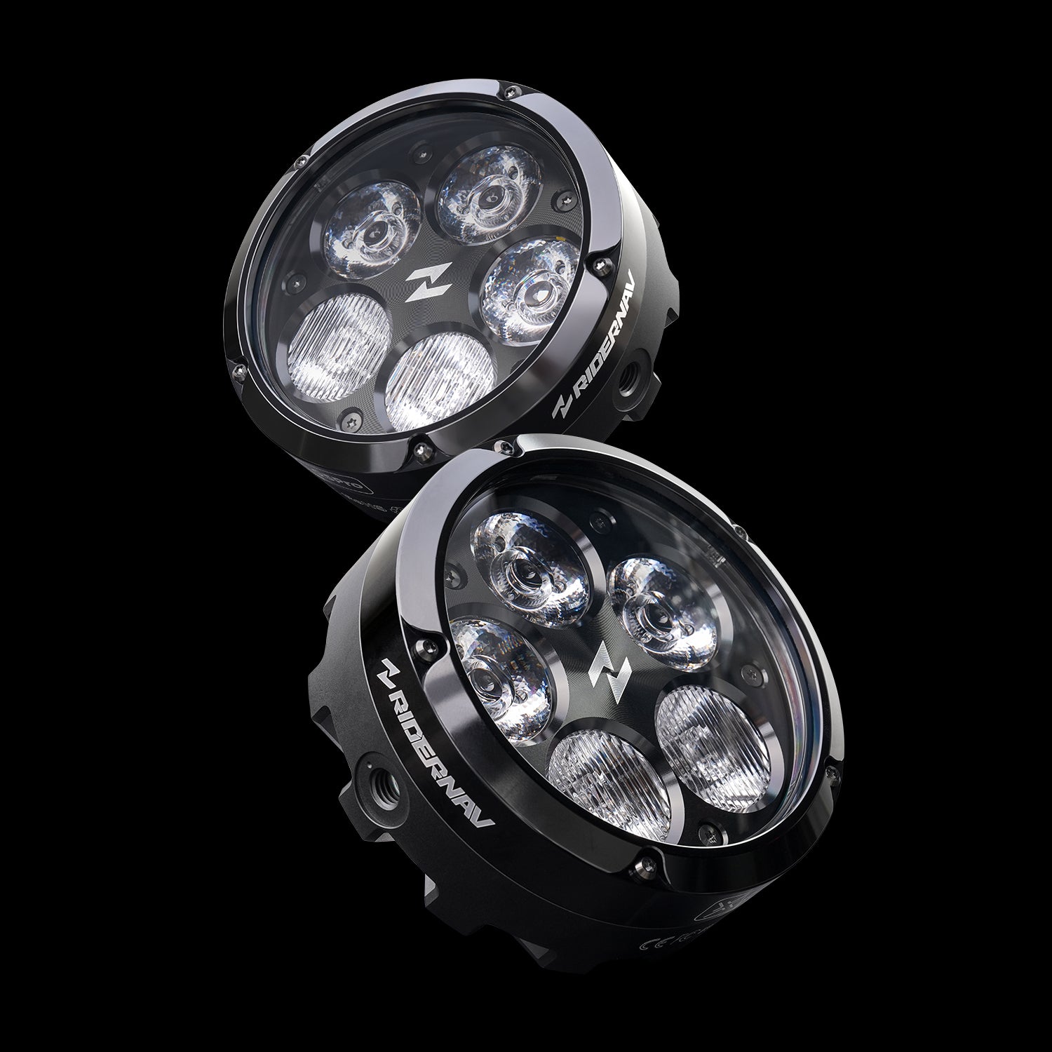 Q5 Pro LED 보조 스포트라이트 (오토바이용, 세트)