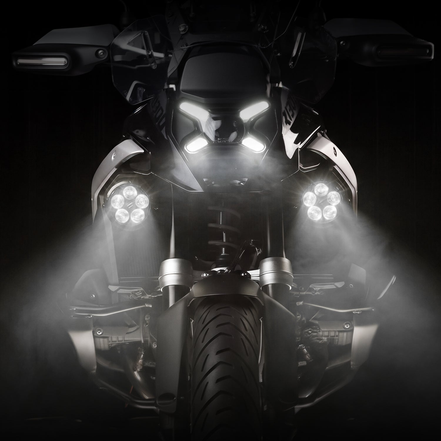 Q5 Pro Motorcycle LED Auxiliary Lights Bundle