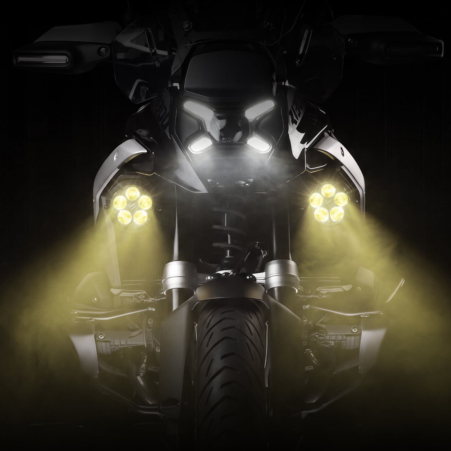 Q5 Pro Motorcycle LED Auxiliary Lights Bundle