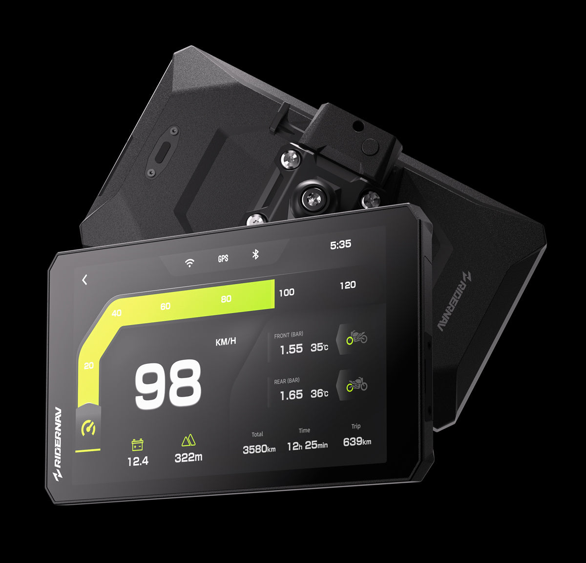765 R Display Best Universal 7-Inch Motorcycle Display | RiderNav R7X