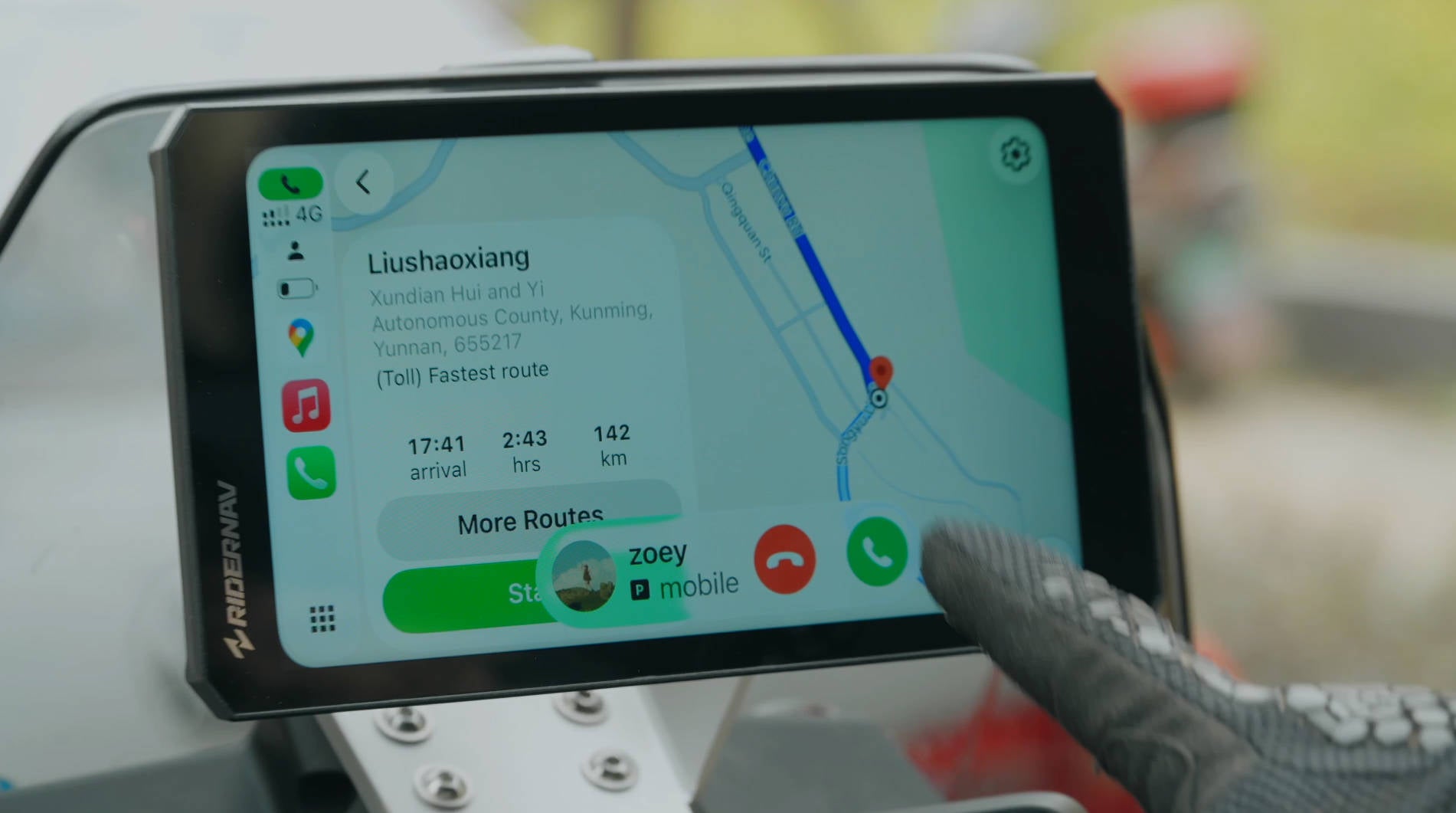 Best Universal 7-Inch Motorcycle Display | RiderNav R7X